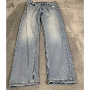 Levis 505 Regular Fit Straight Jeans Men's Size 34x30 Blue